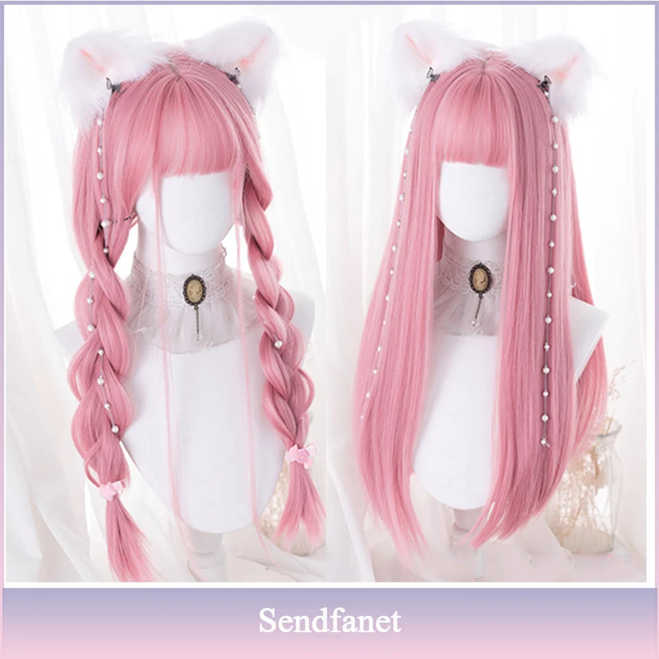 AS Long Straight Synthetic Wig