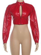 Gothic Punk Zip Crop Jacket