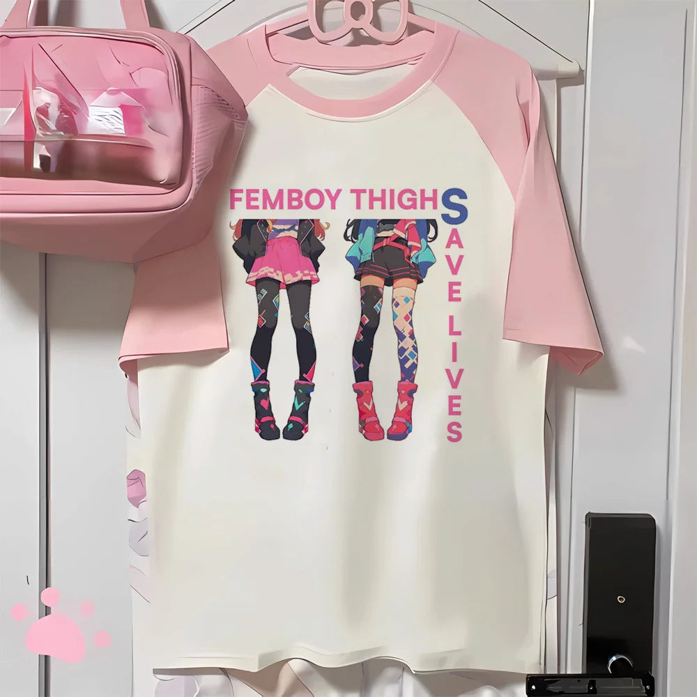 Femboy top tees