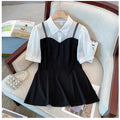 Elegant Blouse  Fake Two-piece