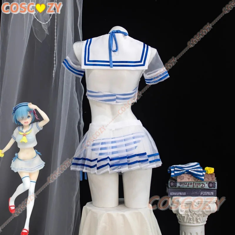 Anime Re:Zero - Starting Life in Another World Rem Cosplay Costume