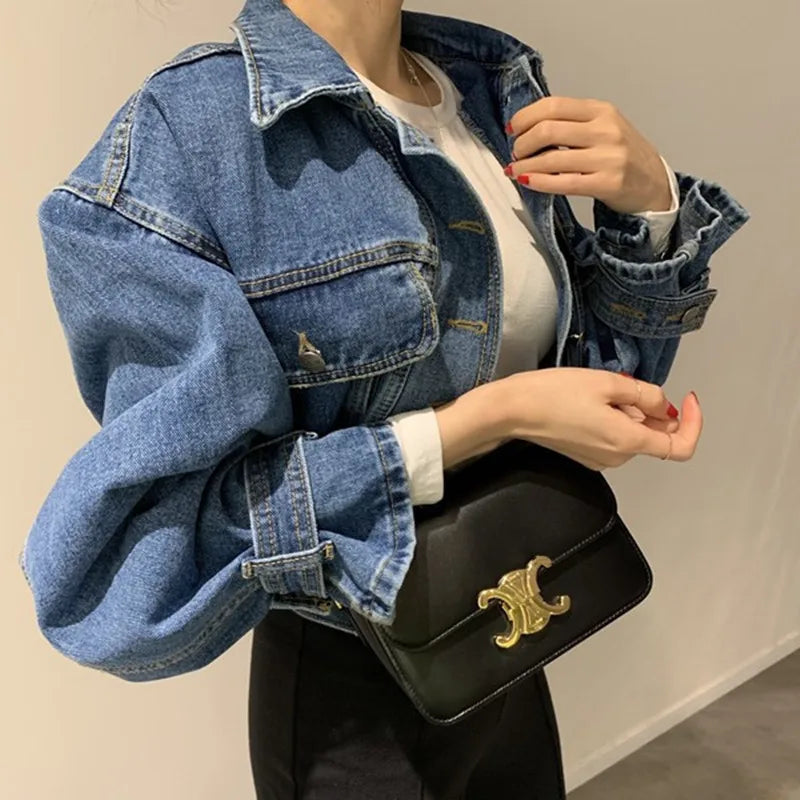 Cropped Denim Jacket