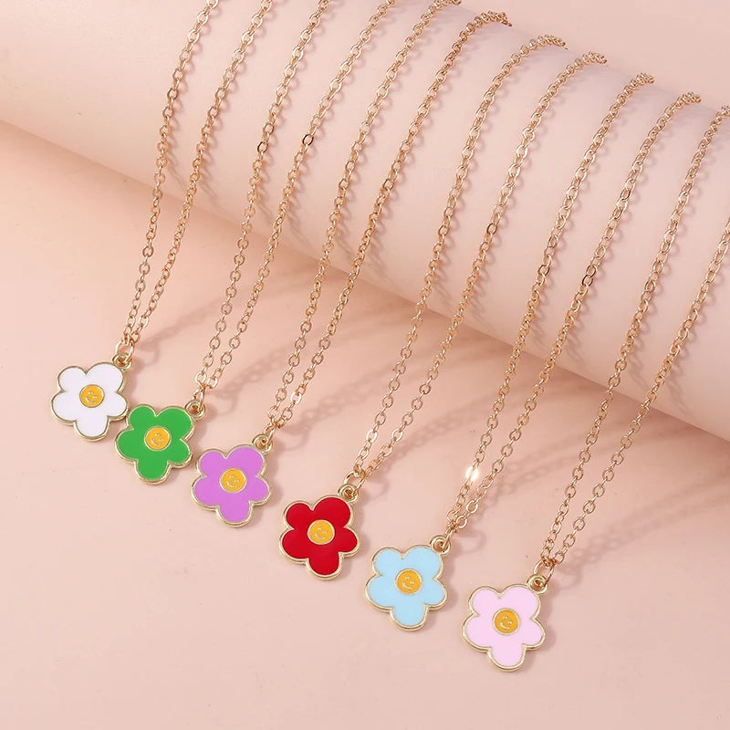 1pc Lovely Flower Necklace