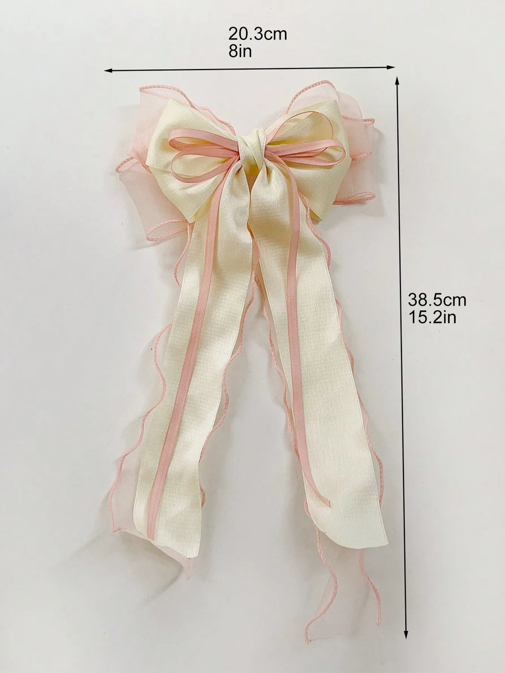 Lace Bow Ribbon Spring Hair Clip