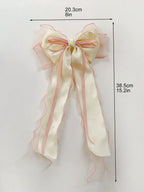 Lace Bow Ribbon Spring Hair Clip