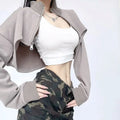Turtleneck Long Sleeve Coat T-shirt