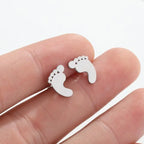Cute Tiny Dog Paw Earrings