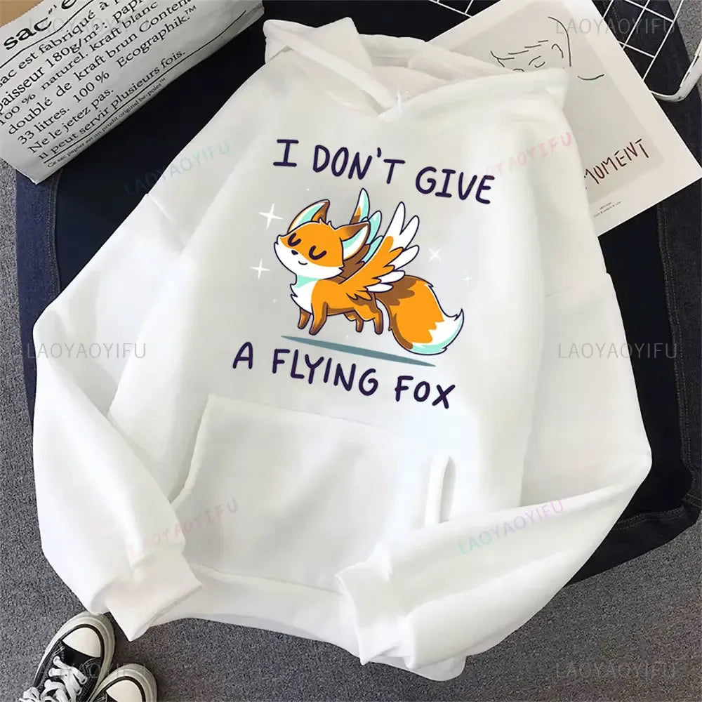 Cute I Don't Give A FoxHoodie