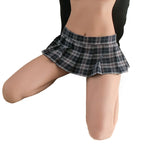 Micro Plaid Mini Skirts