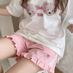 Ruffles Kawaii Style Shorts