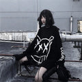 Punk Oversized Long Sleeve T-Shirt