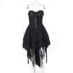 Gothic   Asymmetric Vintage Dress