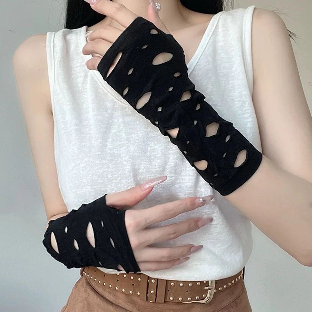 Gothic Fingerless Arm Warmer