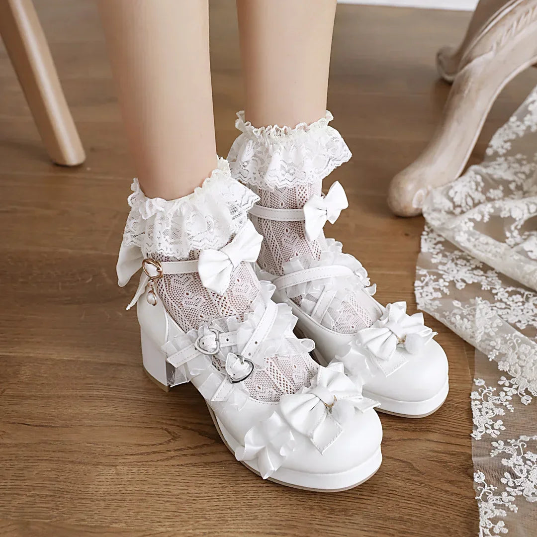 Cross Strap  High Heels Pumps
