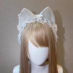 Lolita Fairy Lace Cat Ear Headband