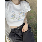 Y2K  Kawaii Crop Top