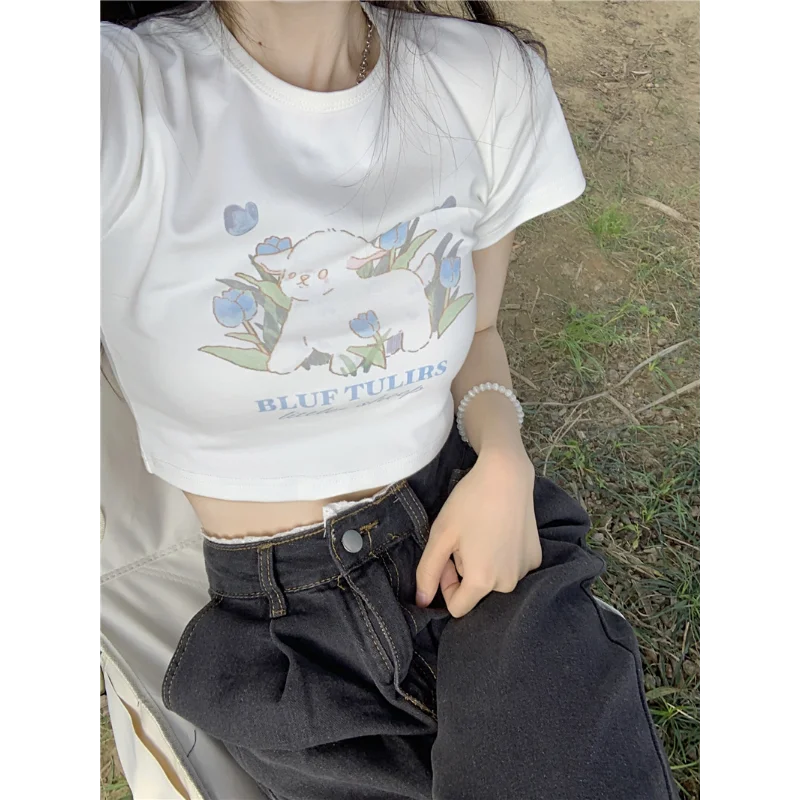 Y2K  Kawaii Crop Top