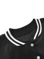 Vintage 90s Inspired Cropped Baseball Jacket