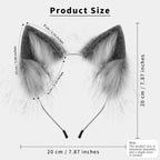 Faux Fur Animal Ears Headband