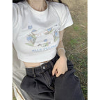 Y2K  Kawaii Crop Top