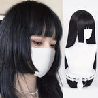 Natural Long Straight Synthetic  Wig