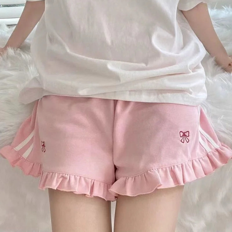 Ruffles Kawaii Style Shorts