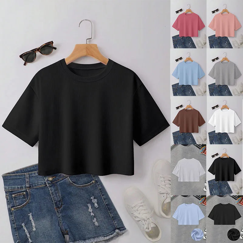 Short Sleeve Round Neck T-shirt