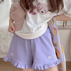 Ruffles Kawaii Style Shorts