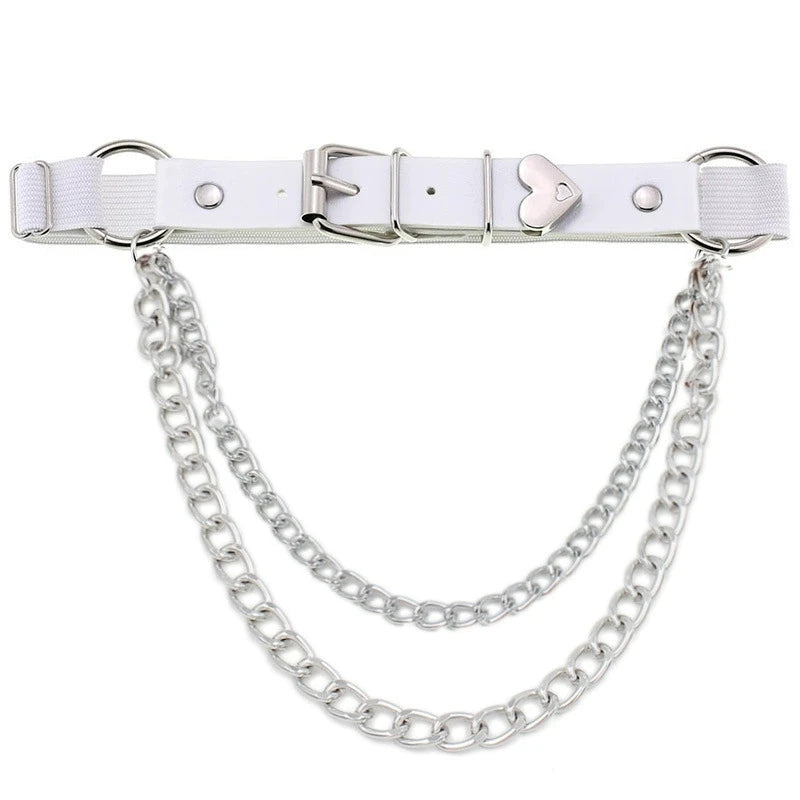 Chain Heart Shaped Thigh strap