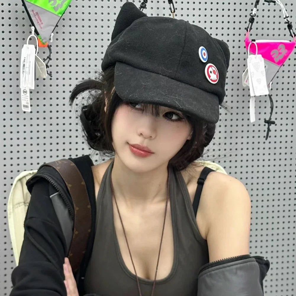 Japanese  Cat Ear Hat
