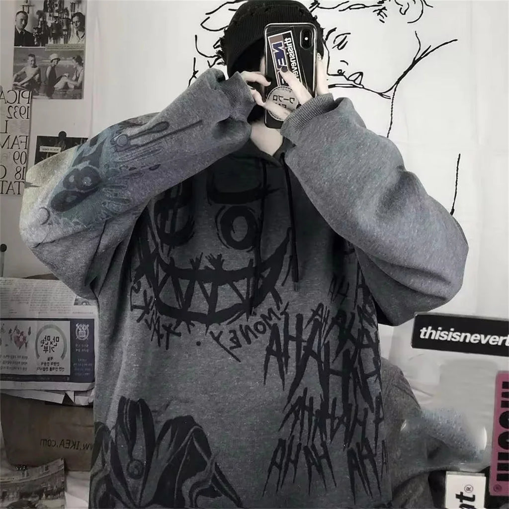 Gothic  Cartoon Hoodie