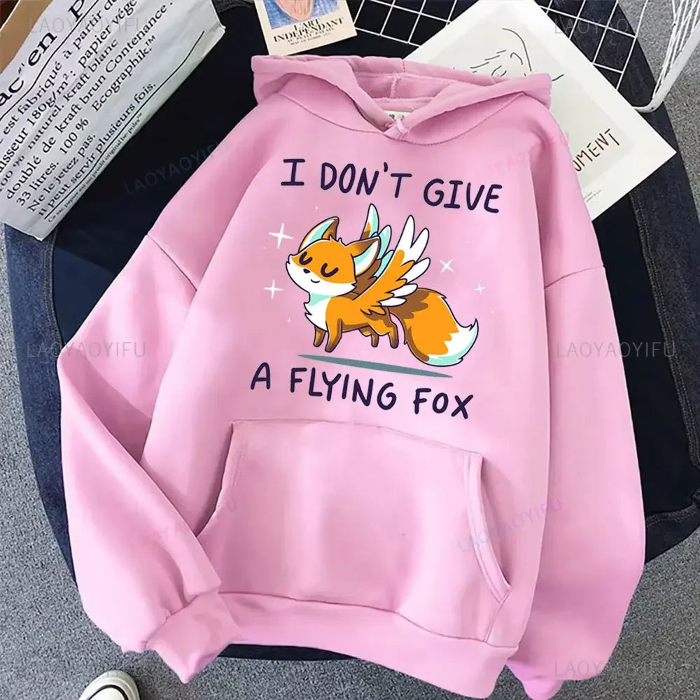 Cute I Don't Give A FoxHoodie
