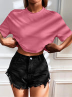 Ribbed Knit Crop Top