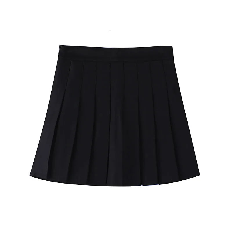 Summer Mini Skirts Pleated