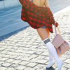 black/white basic Thigh Highs