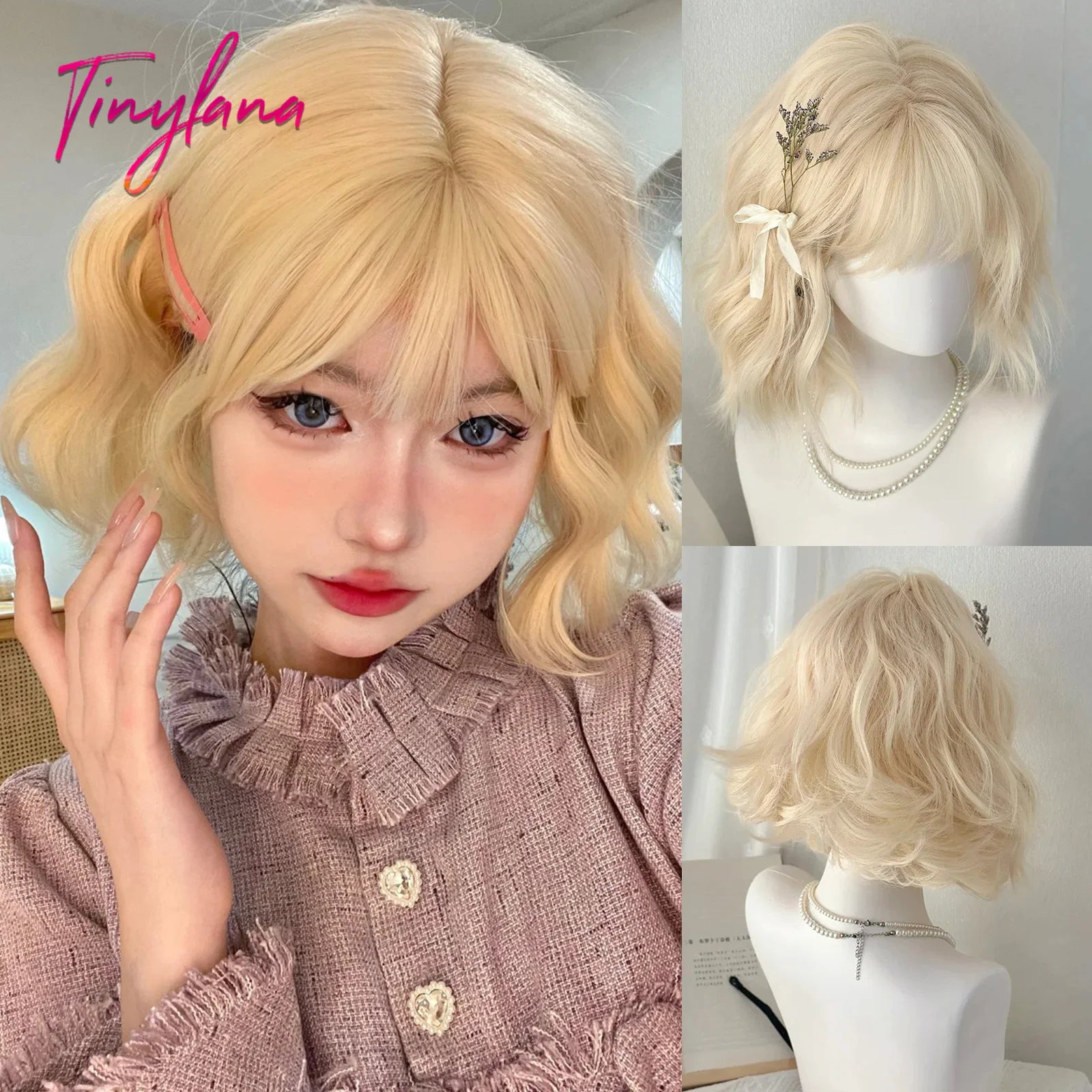 Short  Wavy Synthetic Wigs