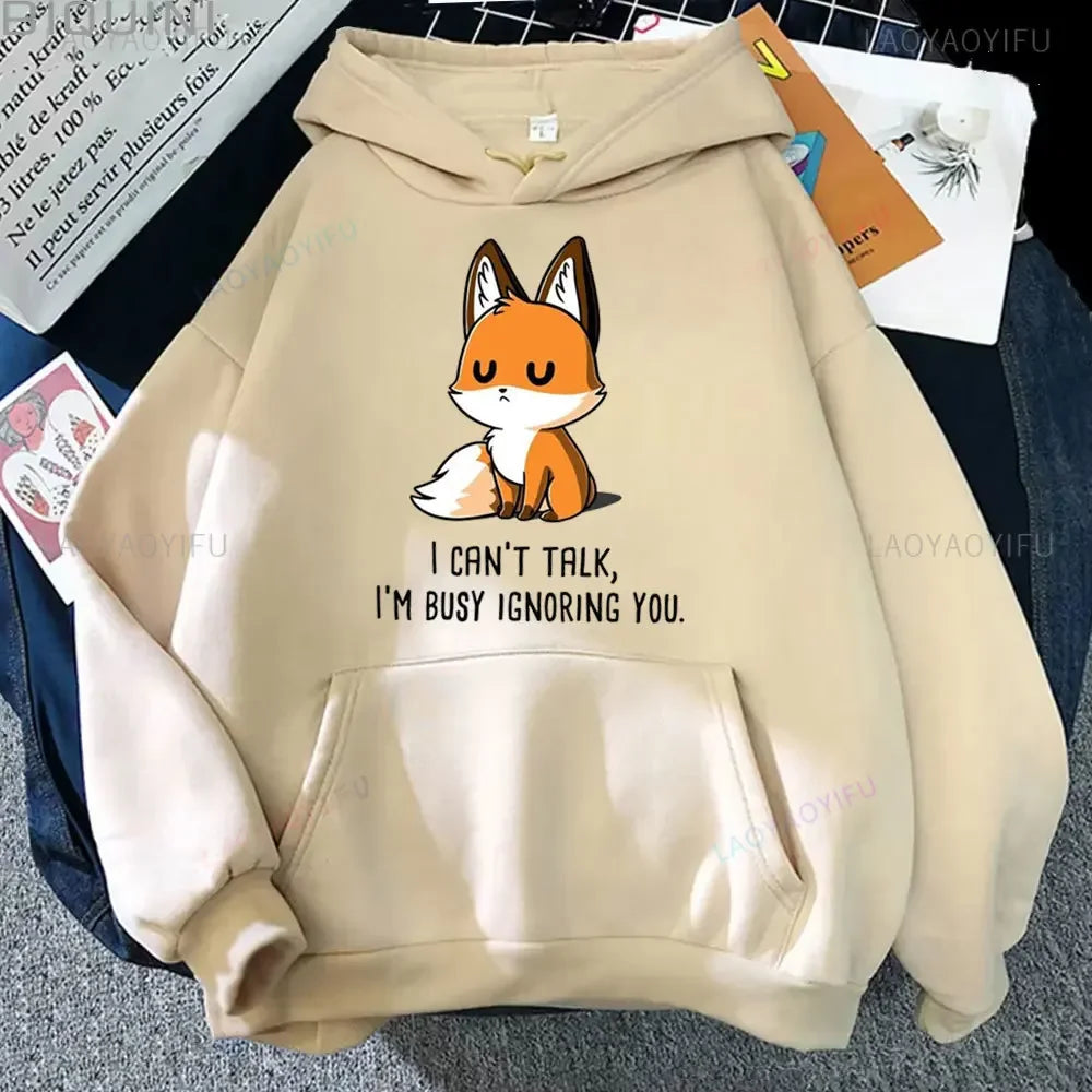 Cute I Don't Give A FoxHoodie