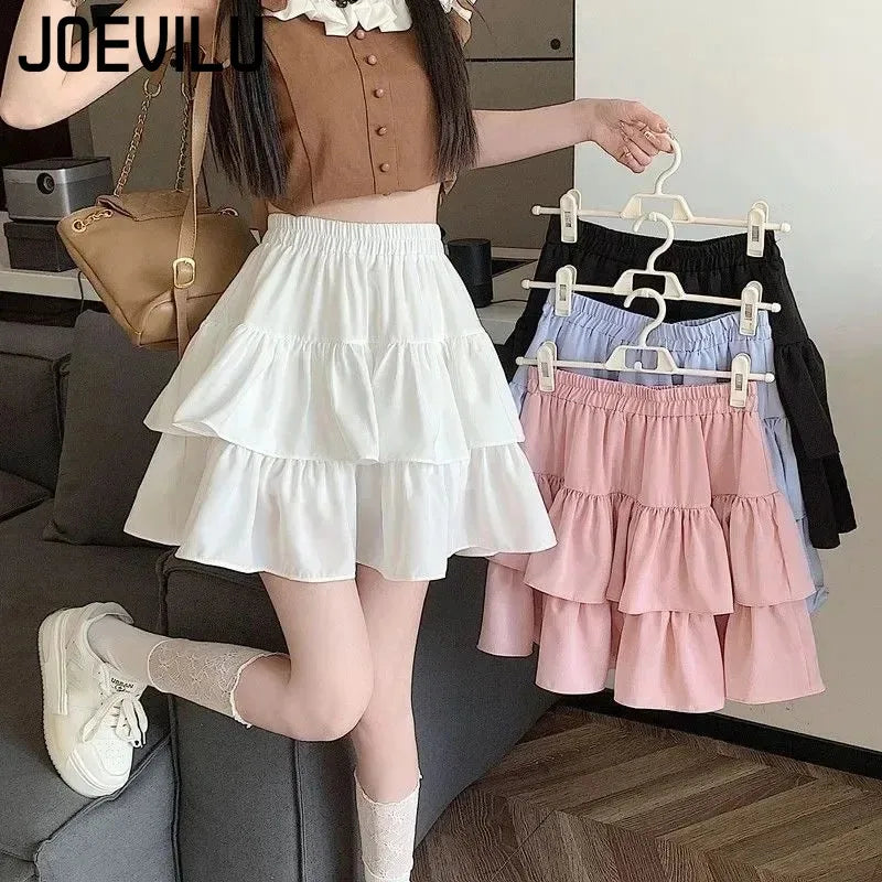 Cute Tiered Ruffle Skirt