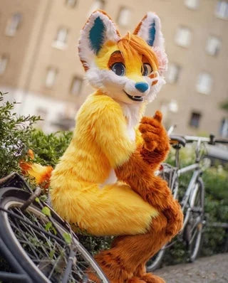 Yellow Fox Fursuit