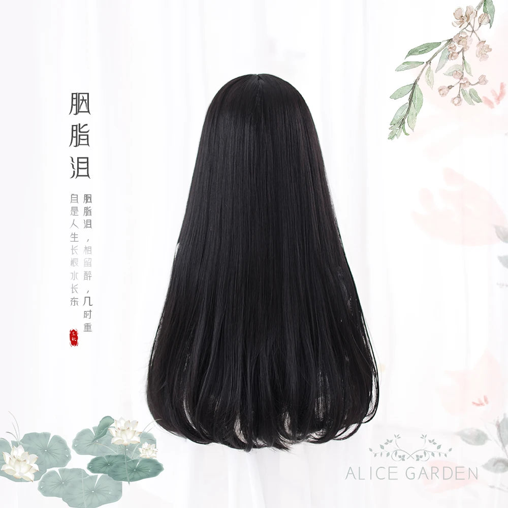 AS Long Straight Synthetic Wig