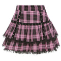 Lace Ruffle Mini Skirt