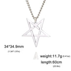 Unift Inverted Pentagram  Necklace