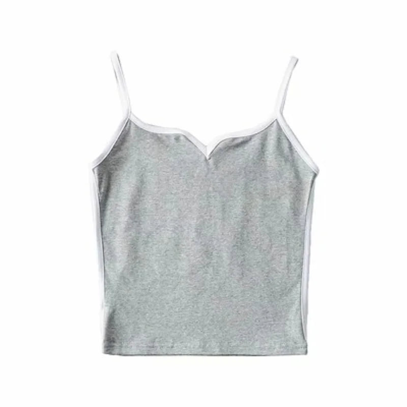 casual v neck crop top