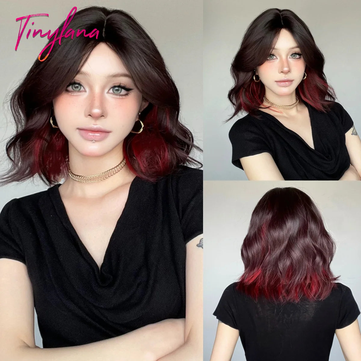 Short  Wavy Synthetic Wigs
