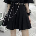 Gothic Pleated Y2k  Skirt