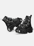 Gothic  Chain Heel Boots