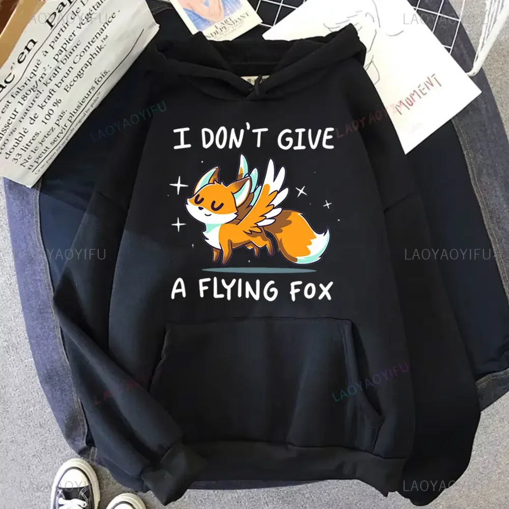 Cute I Don't Give A FoxHoodie