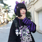 Patchwork Streetwear Hoodie