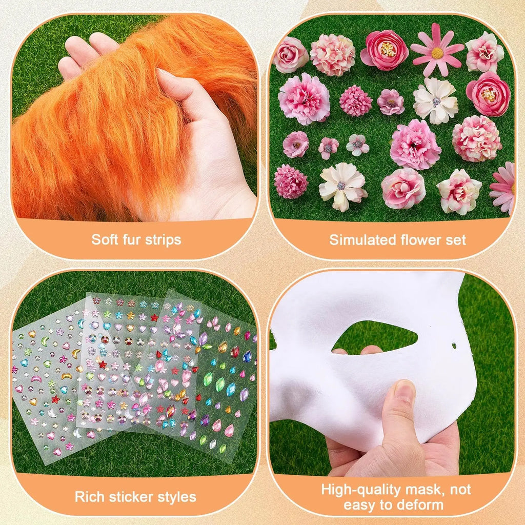 31 Pcs Therian Mask diy Kit