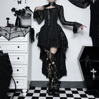 Gothic   Asymmetric Vintage Dress